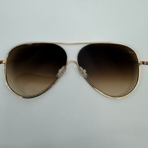Victoria Beckham VB133S 703 Gold Brown Gradient Oversize Made in Italy 61-12-140 main image 4